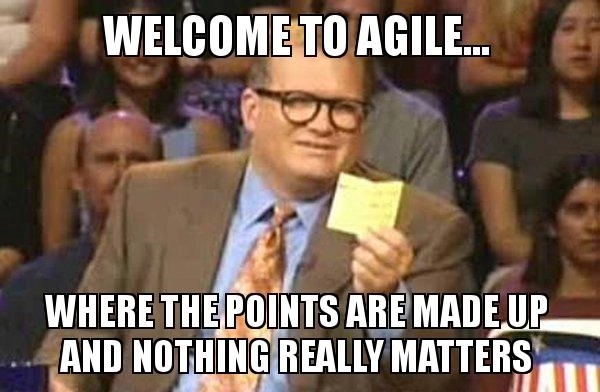 1, 2, 5, or 100 points? It hardly matters.